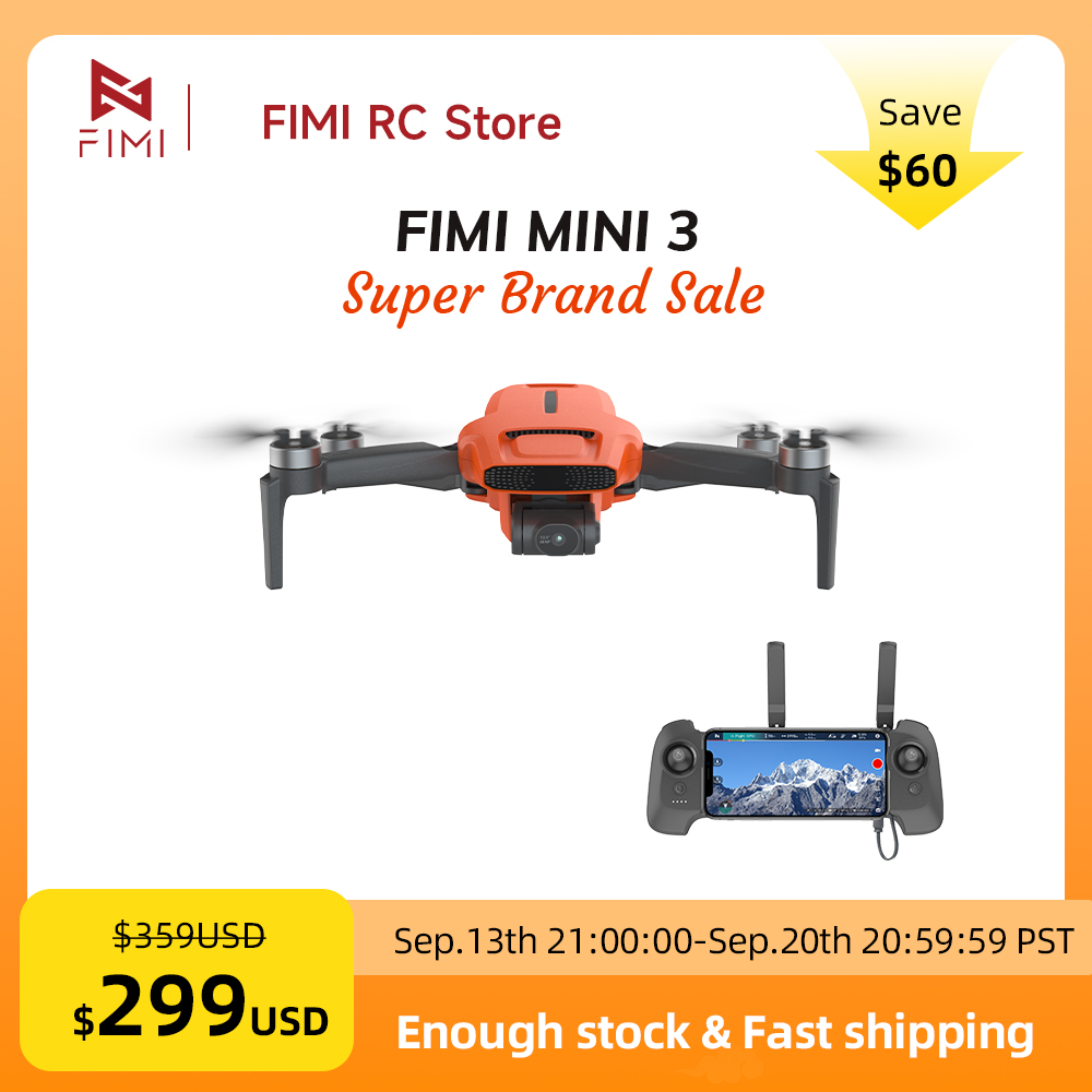 Drone Gimbal Brushless - FIMI MINI 3 Camera Drone 4K