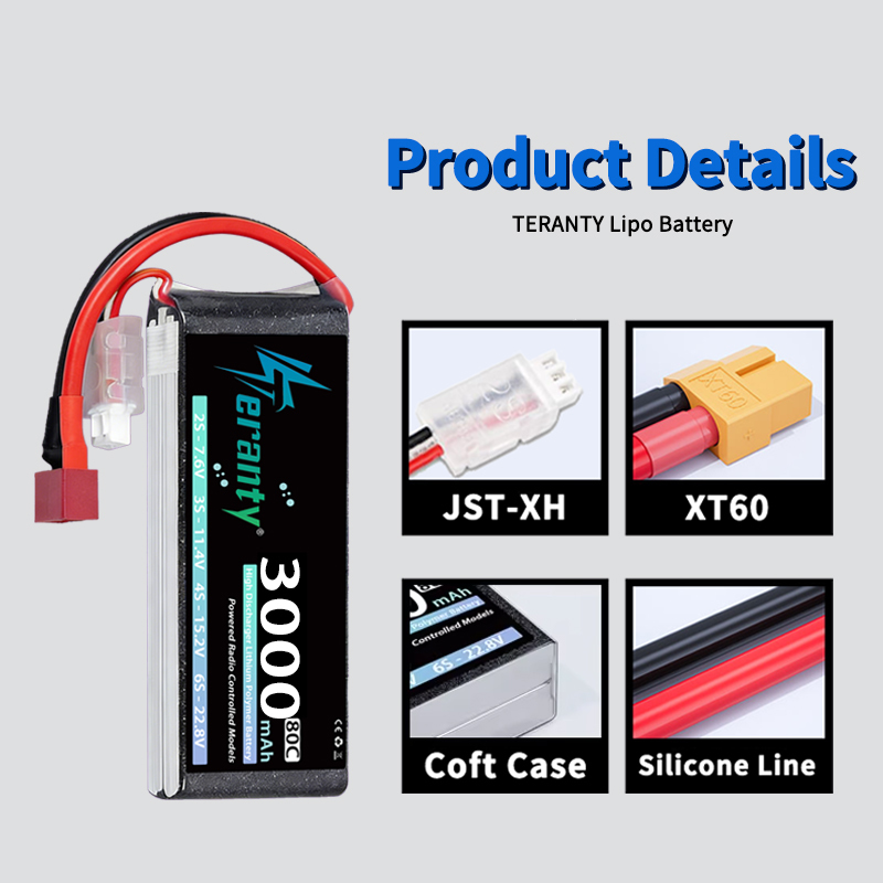 TERANTY 2S 3000mAh Lipo Batter - Drone Gimbal Controller recensie en prijs