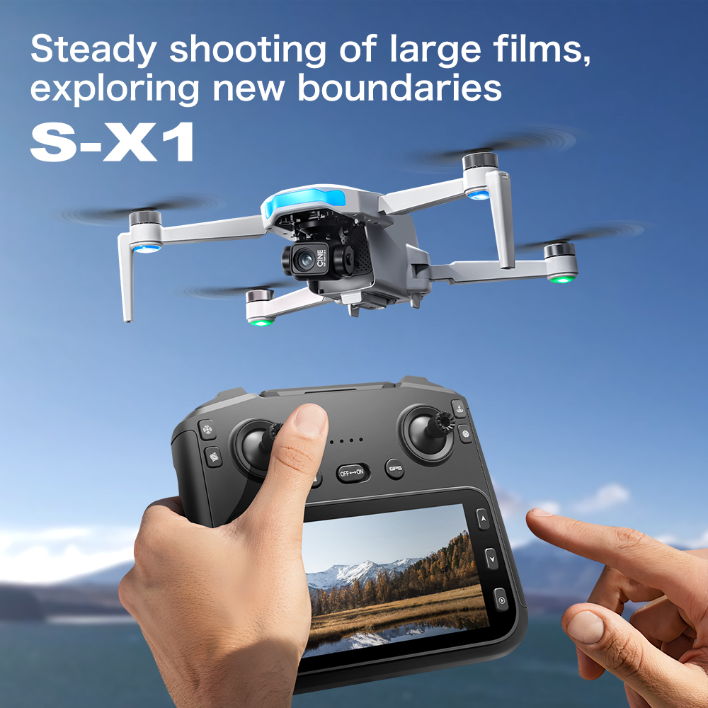 Originele S-X1 GPS Opvouwbare  - Drone Gimbal 3 Axis recensie en prijs