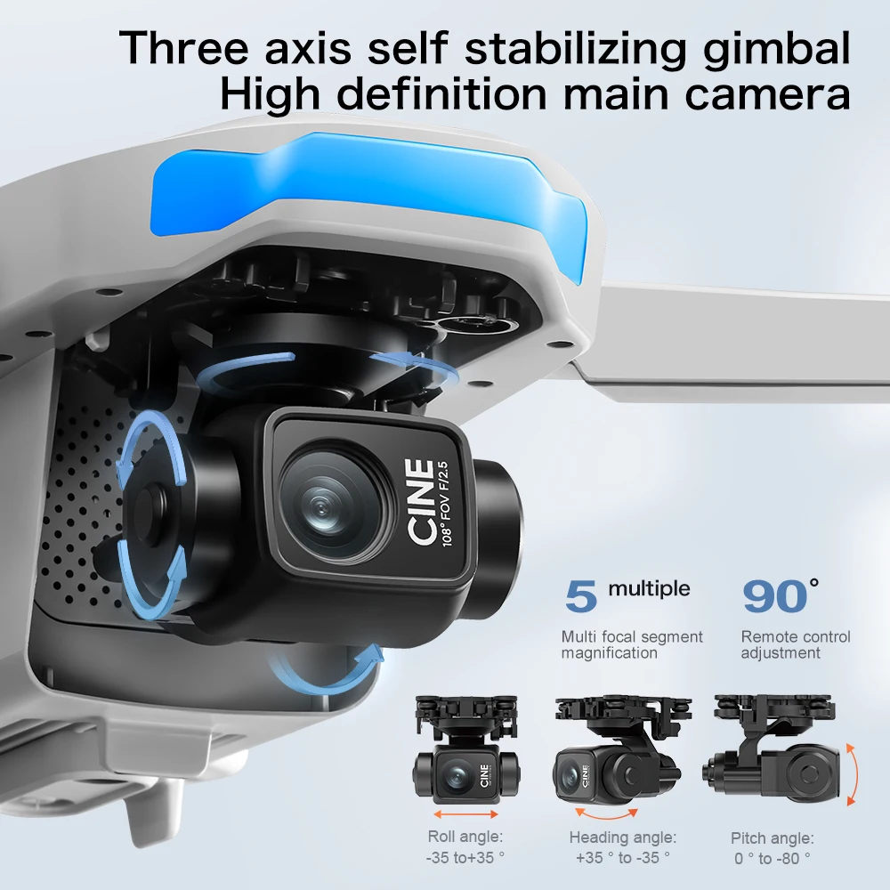 Originele S-X1 GPS Opvouwbare  - Drone Gimbal 3 Axis recensie en prijs